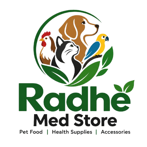 Radhe Med Store Logo